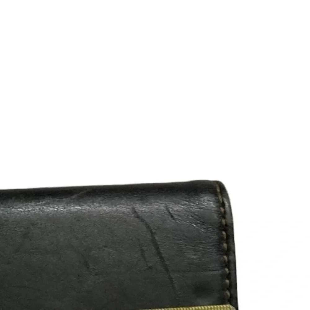 Coach vintage black leather wallet